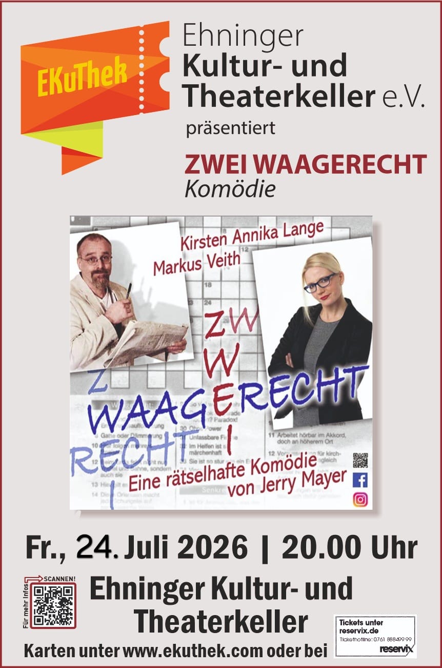 Anzeige zu Zwei Waagerecht