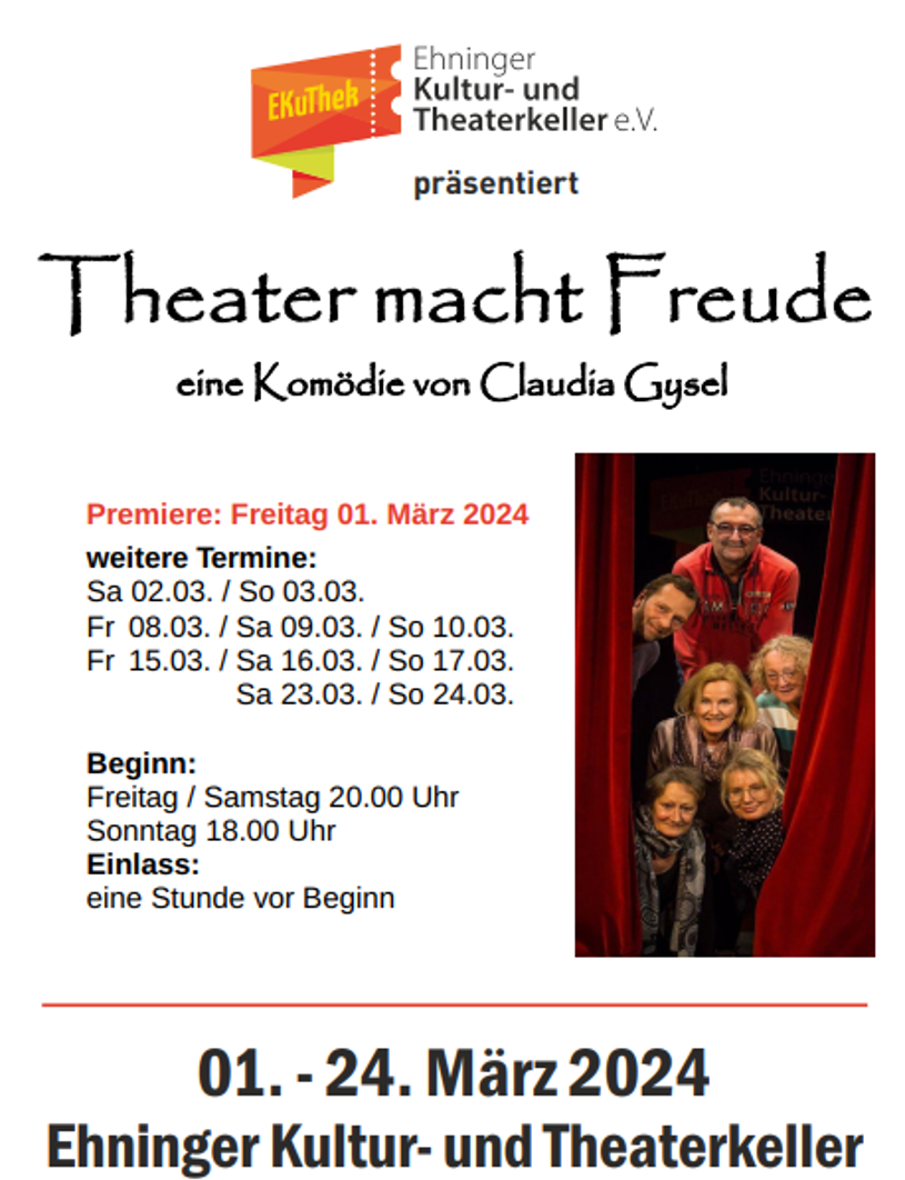 Theater macht Freude Plakat