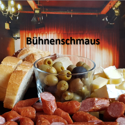 Imbiss-teller Bühnen-schmaus